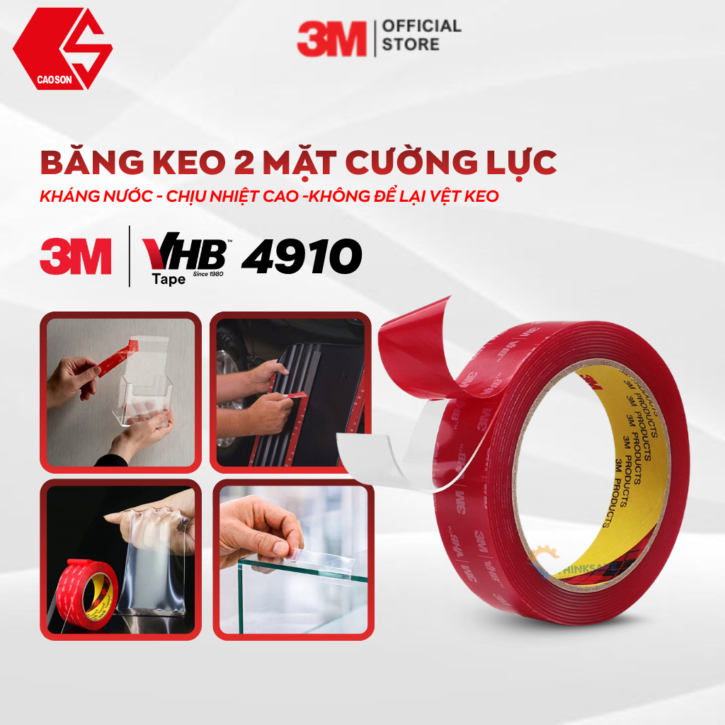 3M VHB 4910 เทปสองหน้าแบบใส