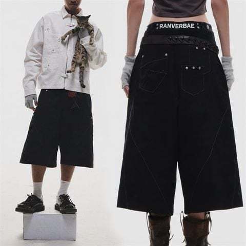 RVB SHINKA VOID Jort BLACK Pants