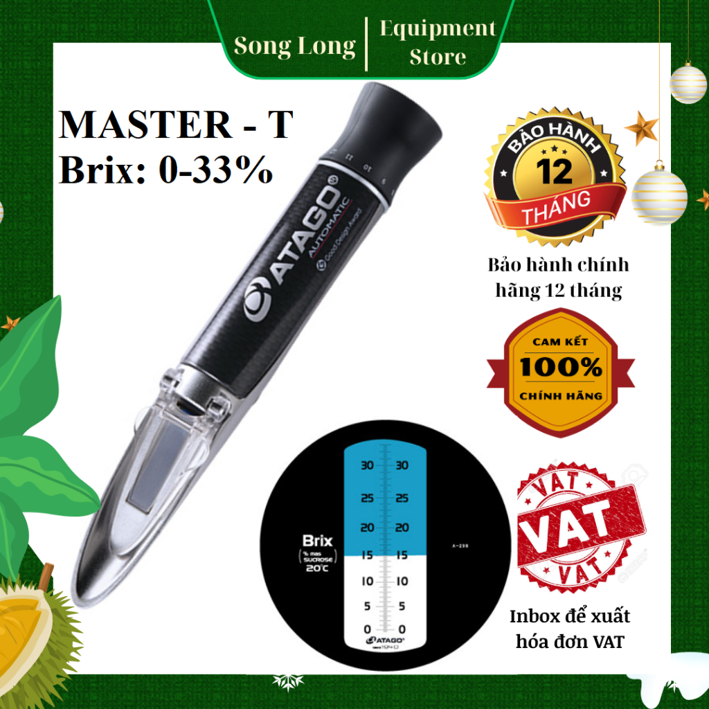 Master T Sweetness Refractometer - Atago (ญี่ปุ่น)