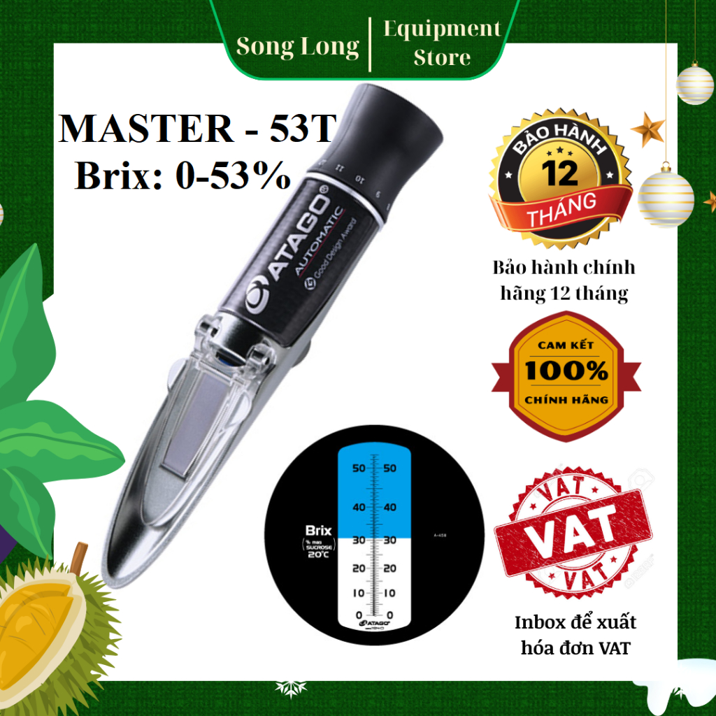 Master 53T Sweetness Refractometer - Atago (ญี่ปุ่น)