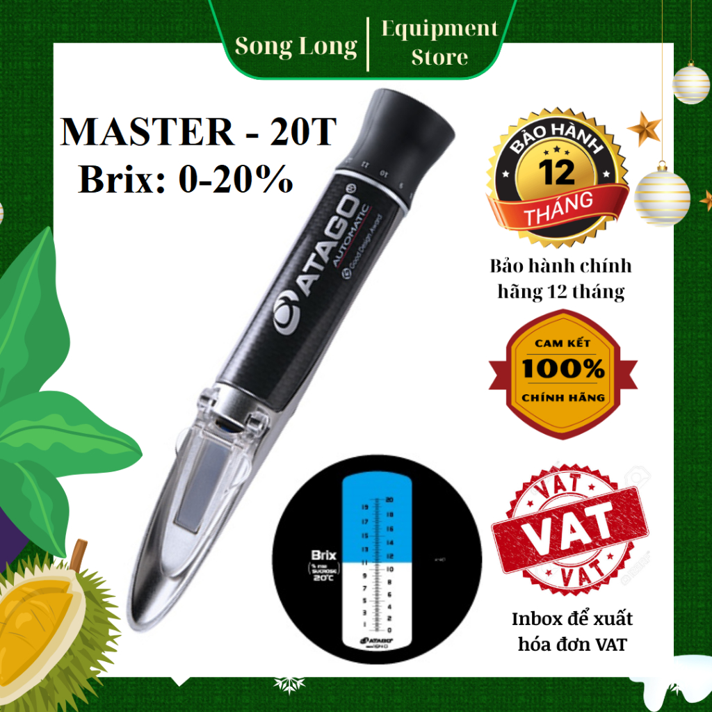 Master 20t Sweetness Refractometer - Atago (ญี่ปุ่น)