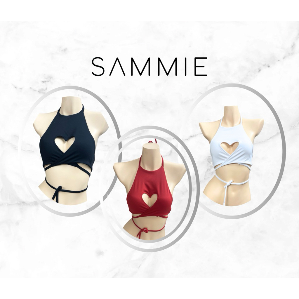 เสื้อสายเดี่ยวลายหัวใจหลากสี | Twerk, Booty, Pole, Sexy Dancer, Raver, DJ, Festival - SAMMIE
