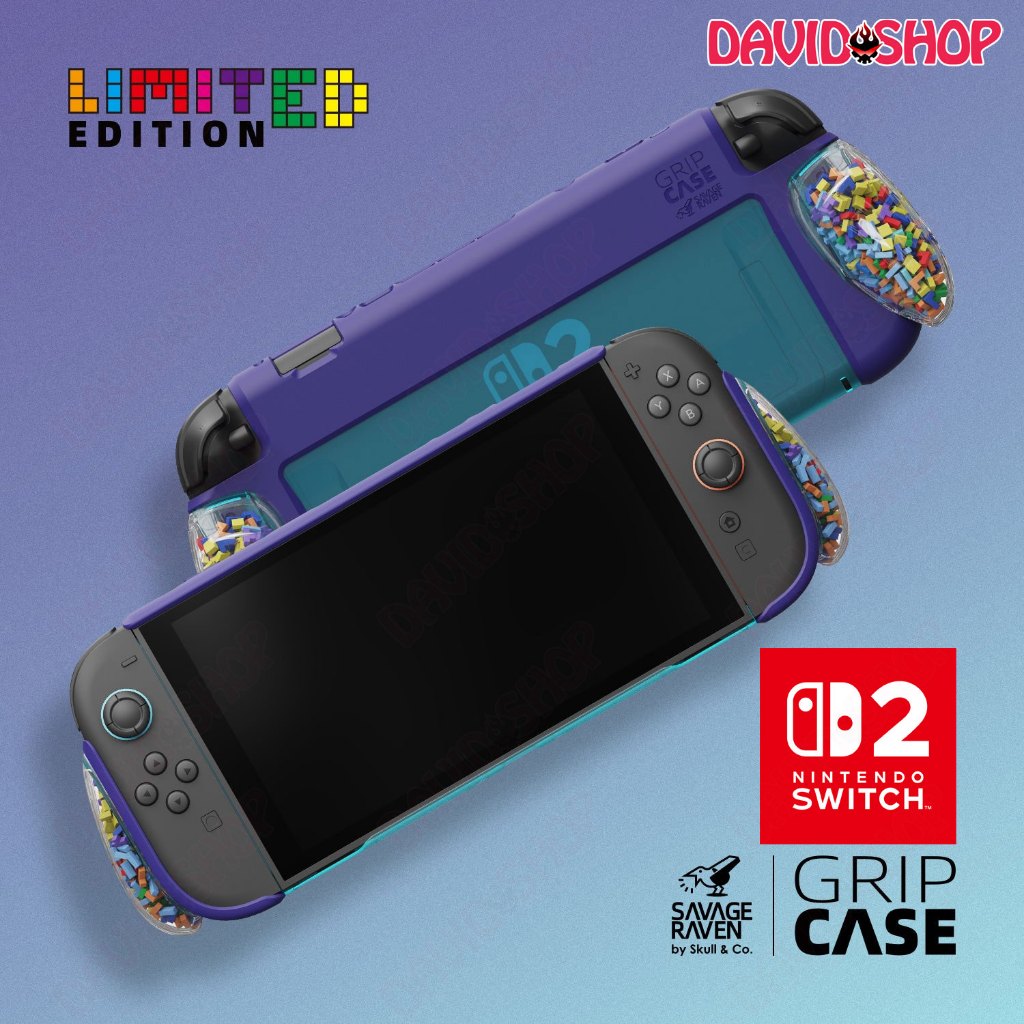 Flexible GripCase & Maxbarry Case Savage Raven (Skull & Co.) - Nintendo Switch 2