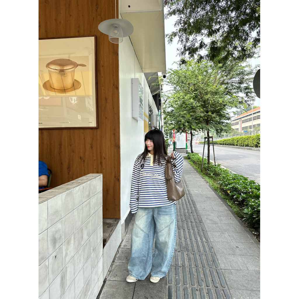 Wash PREMIUM Bacsic Curved Jeans 97-99cm (4007)