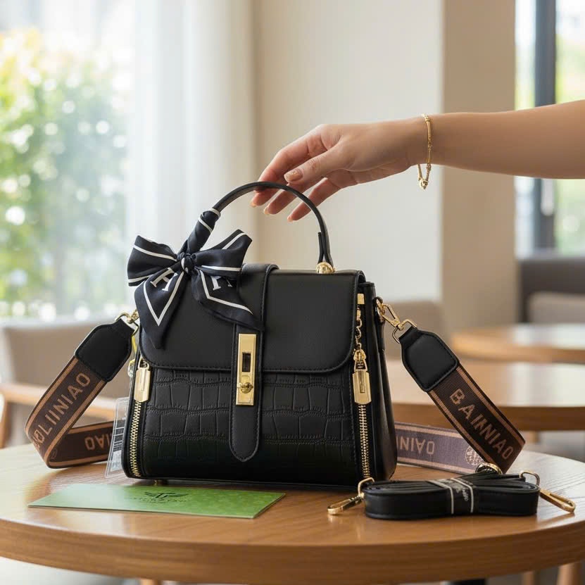 Vip 83 กระเป๋าถือผู้หญิงแฟชั่นสุดหรูขนาด 23