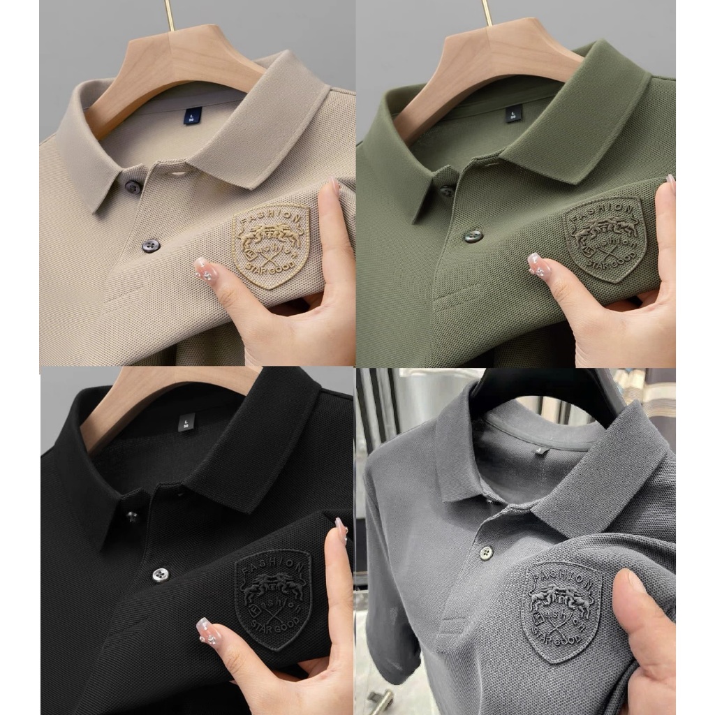 สวยมาก เสื้อโปโลผู้ชายปักโลโก้ มีครบสีให้เลือก ผ้าหนาเนียนและยืด ATN 66 MEN WIN TX1
