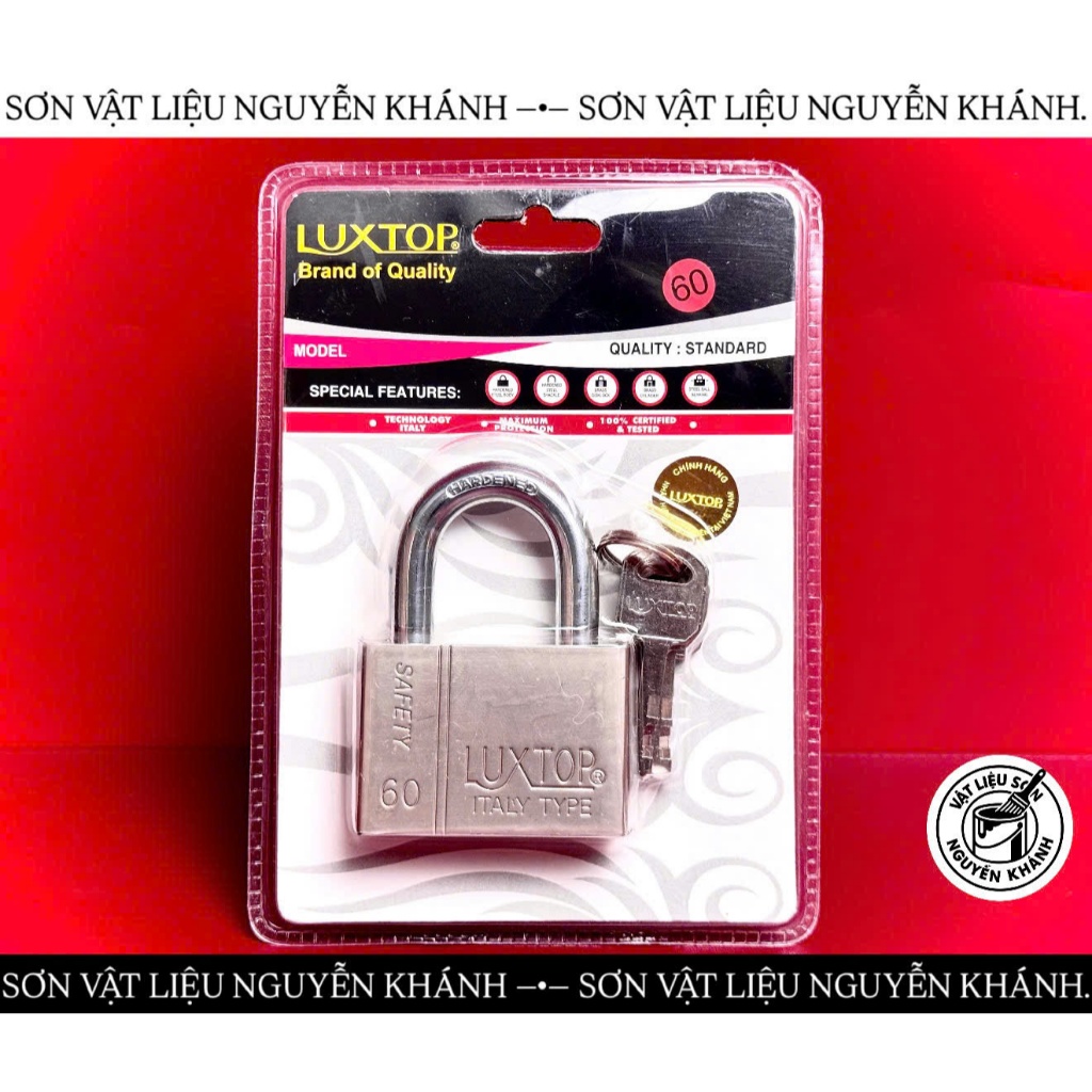 ล็อค LUXTOP ของแท้ - SAFE, DURABLE, ITALY TYPE STANDARD (WITH GOLD STAMP)