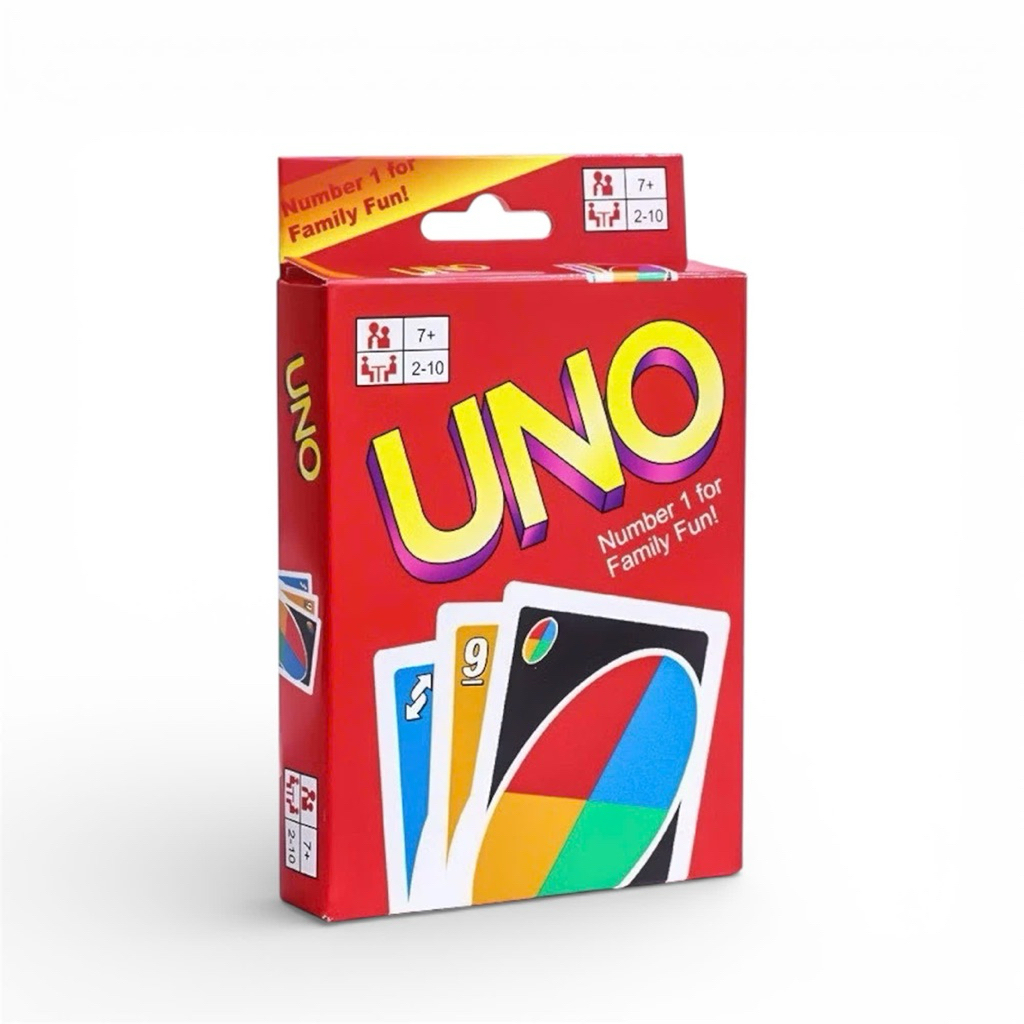 เกมกระดาน uno 108 การ์ด - การ์ด uno พื้นฐานพร้อมกระดาษหนา ทนทาน เหมาะสําหรับครอบครัว & เพื่อน