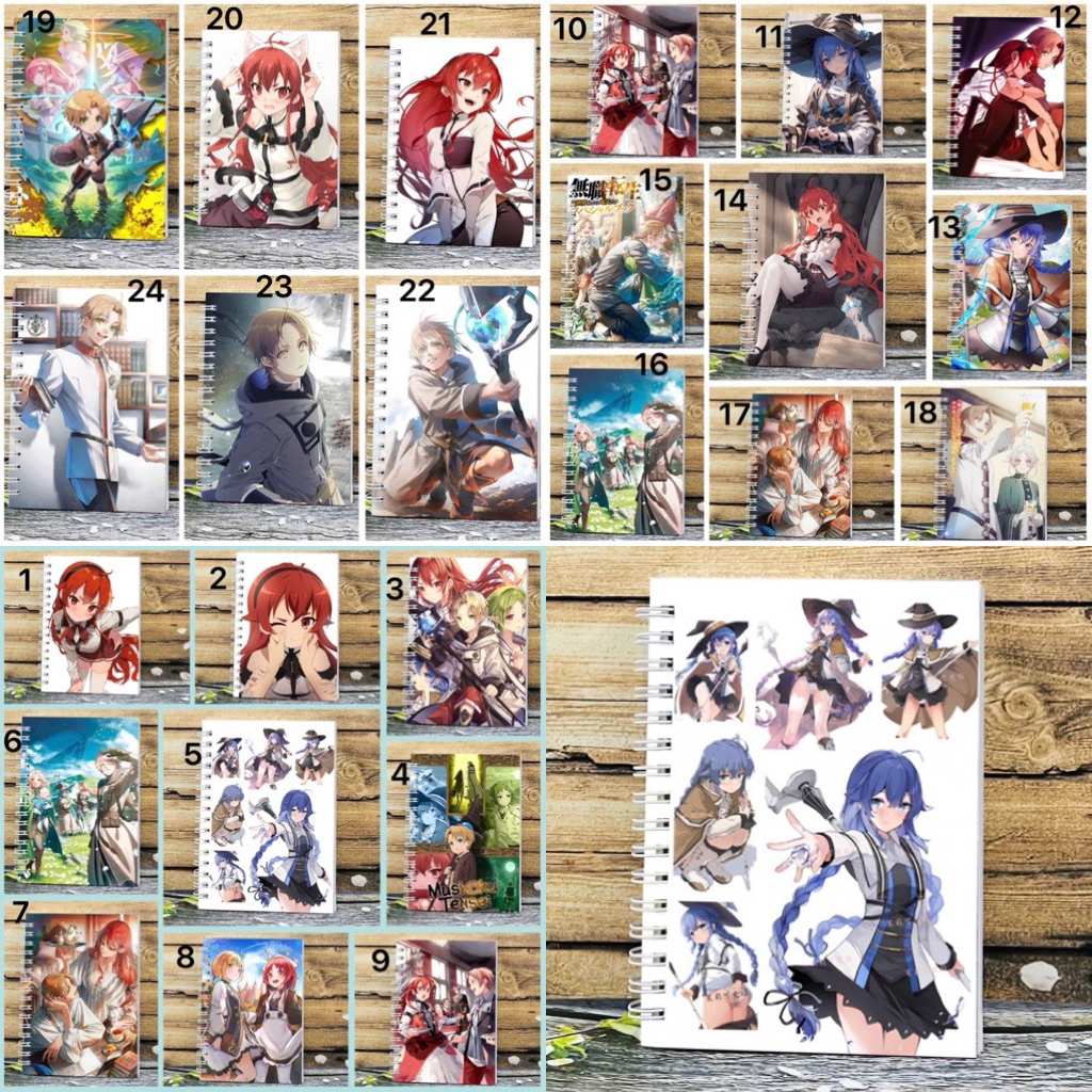 สมุดบันทึก mushoku tensei rudeus unemployed reincarnation main/ unemployed book tashoku tensei rudeu