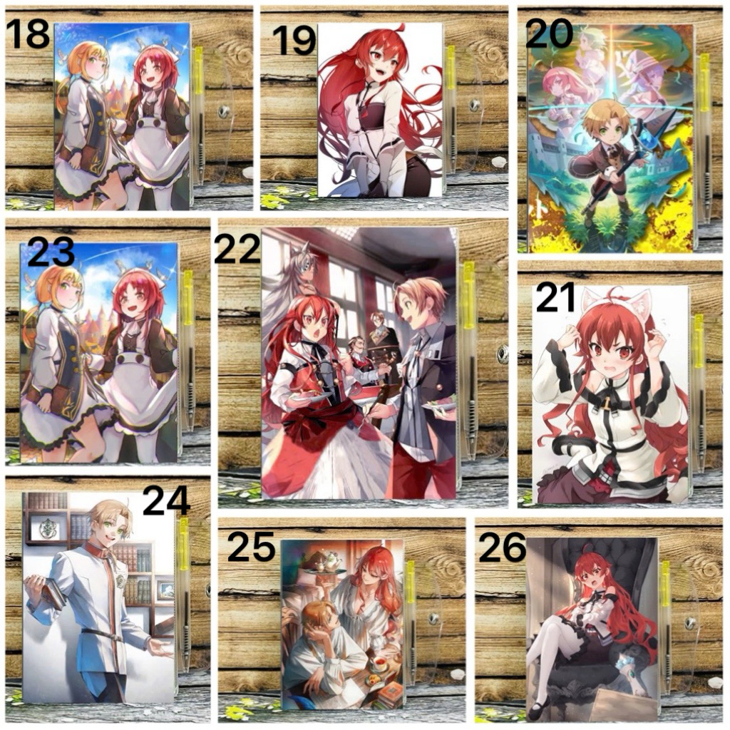 Mushoku tensei rudeus unemployed reincarnation สมุดบันทึกหลักพร้อมปากกา/สมุดบันทึกที่ระลึก rudeus Gr