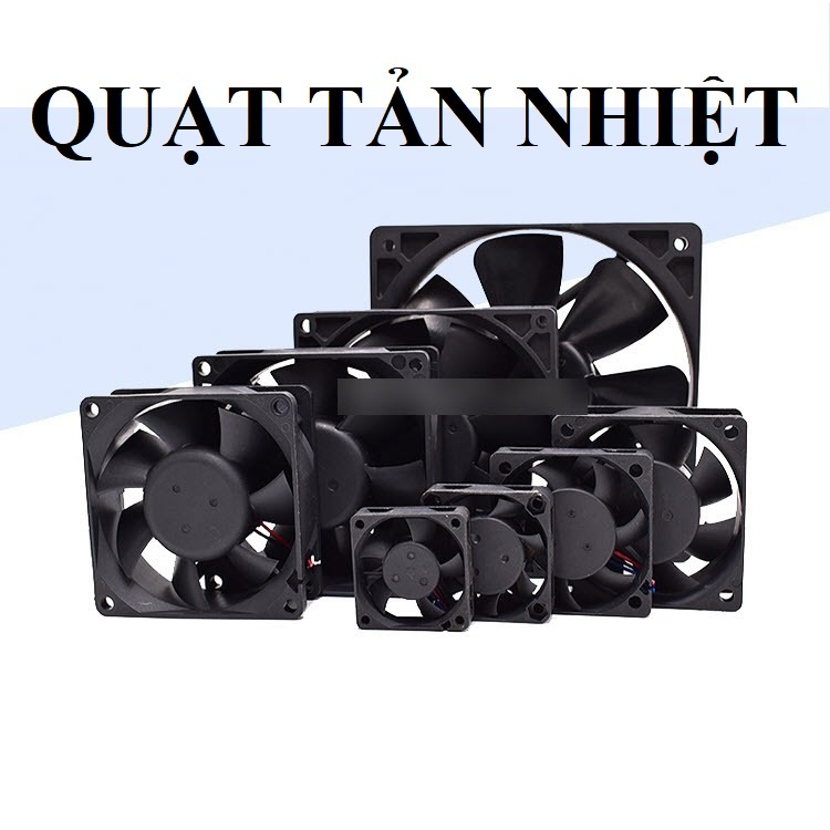 พัดลมหม้อน้ํา พัดลมระบายความร้อน 12Vdc ขนาด 9x9x2.5 ซม. 7x7x2.5ซม. 4x4x1ซม.