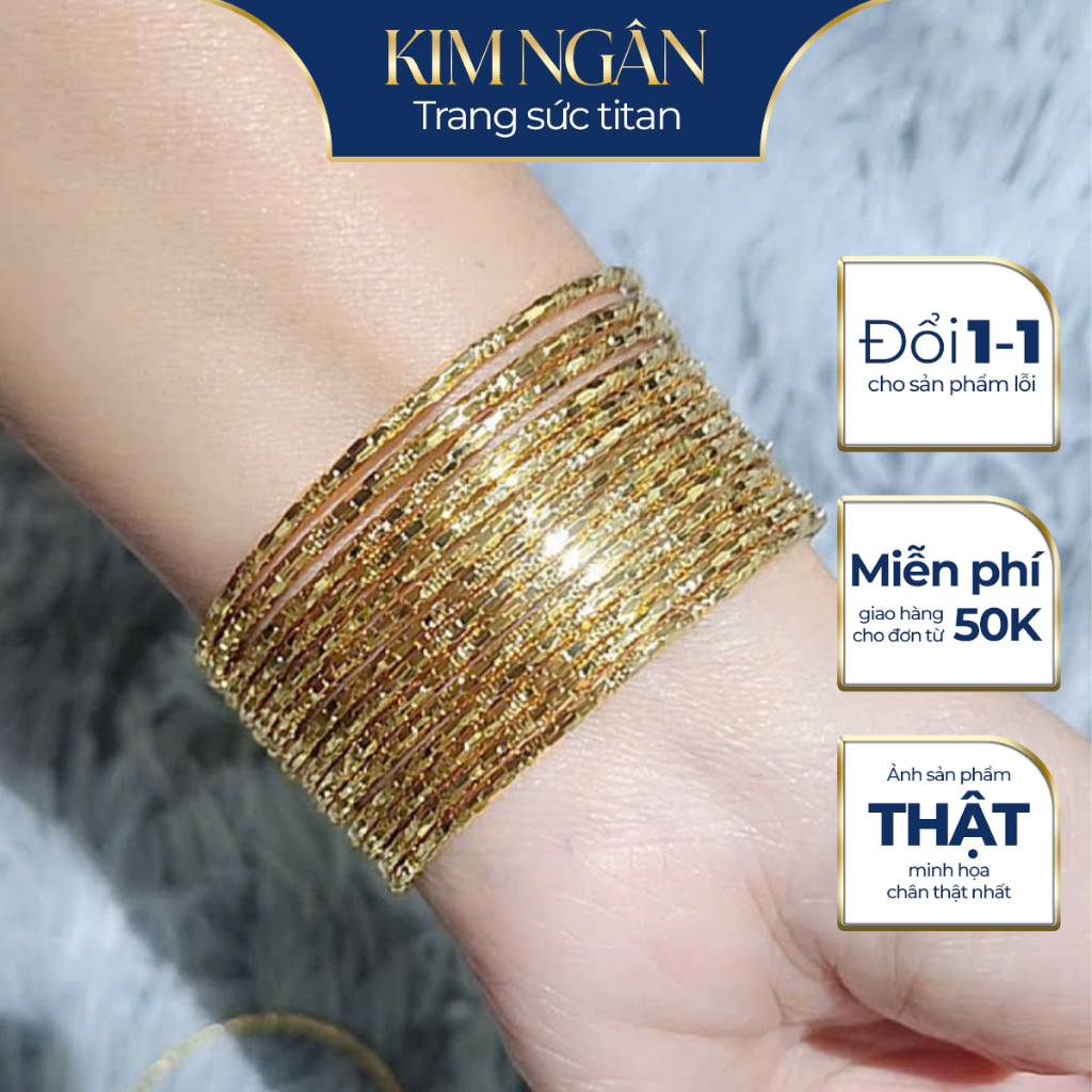 [WITH LOCK] สร้อยข้อมือ Mac Truc ximen - เครื่องประดับ ximen Kim Ngan สําหรับผู้หญิงสแตนเลส 7 อัน