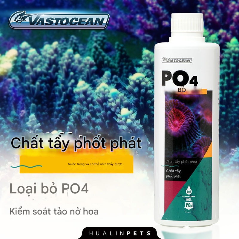 Rapid PO4 น้ํายาล้างลด PO4 VASTOCEAN เฉพาะสําหรับตู้ปลาทะเล