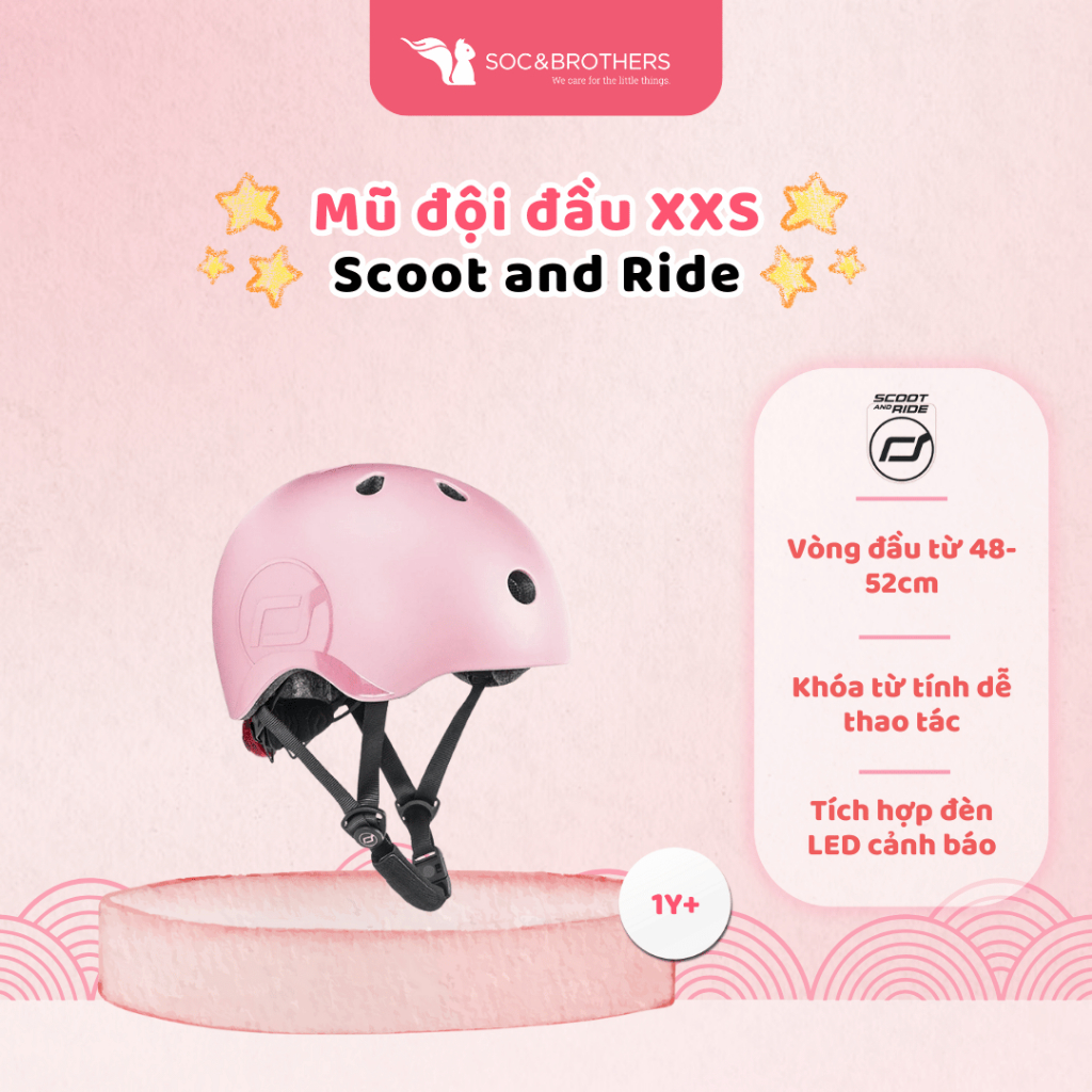 หมวกเด็ก Scoot and Ride Size XXS หลากสี - Soc&Brothers
