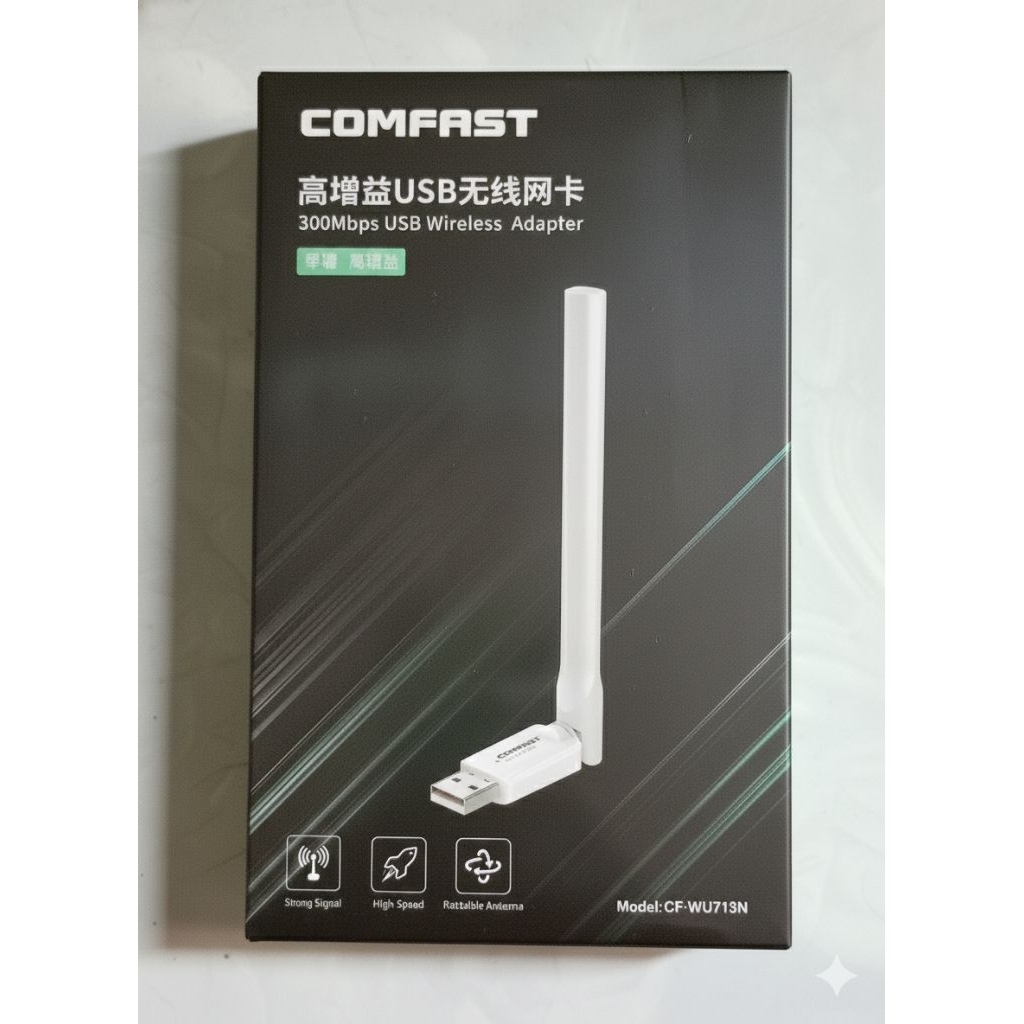 USB wifi สําหรับพีซี หน้าต่าง COMFAST CF-WU713N