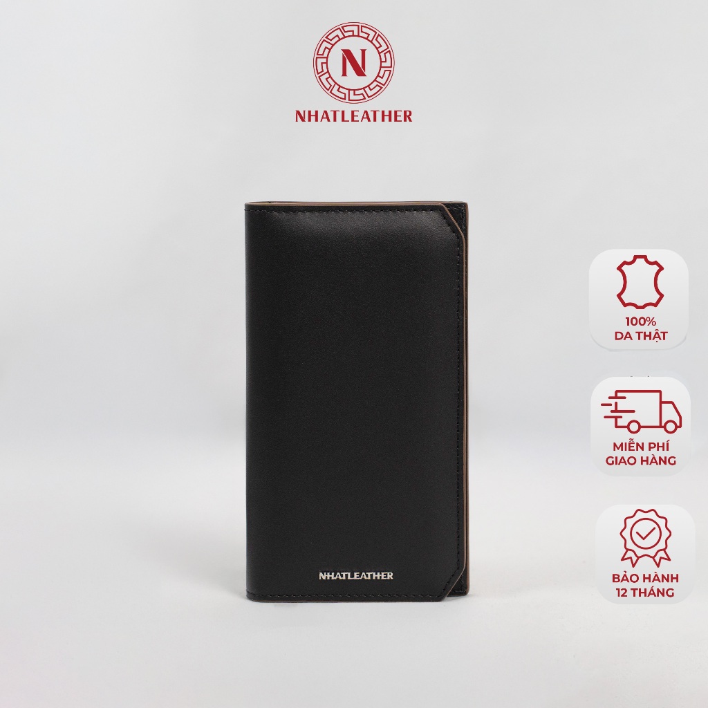 กระเป๋าสตางค์หนัง Nappa Premium RFID Blocking NHATLEATHER - หนัง Nappa ผสม Epsom