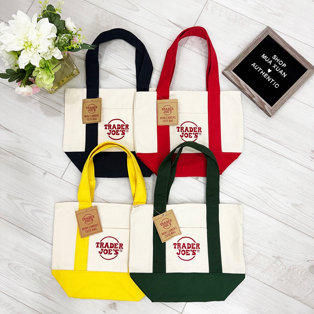 [AMERICAN PRODUCT] [MULTIPLE COLORS] Trader Joes Mini Canvas Tote Bag