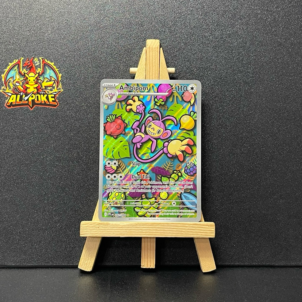 [ AllPoke ] การ์ดโปเกมอน TCG,Ambipom - 107/094 -M-NM