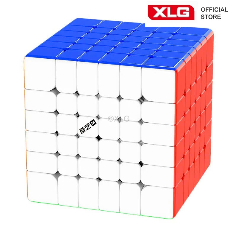 Rubik 6x6 QiYi Warrior Magnetic UV Stickerless – มีแม่เหล็ก UV ที่เสถียร หมุนลื่น