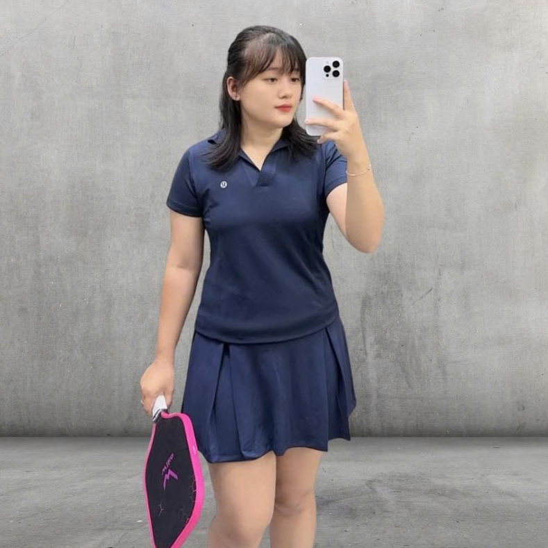 ชุดเดรสผู้หญิง BIG SIZE เซตตั้งแต่ 50-80kg ชุดกีฬาพร้อมคอร์เซ็ท คอนซีลเลอร์ ทรงดี -AH12548