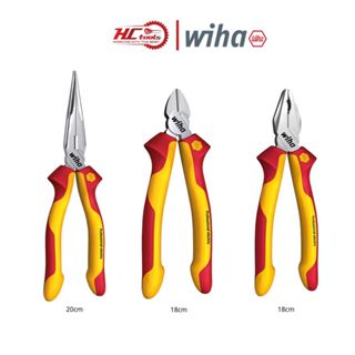 Combo 3 Wiha คีมหุ้มฉนวน 1000V VDE (26708 - 43340 - 26727) -…