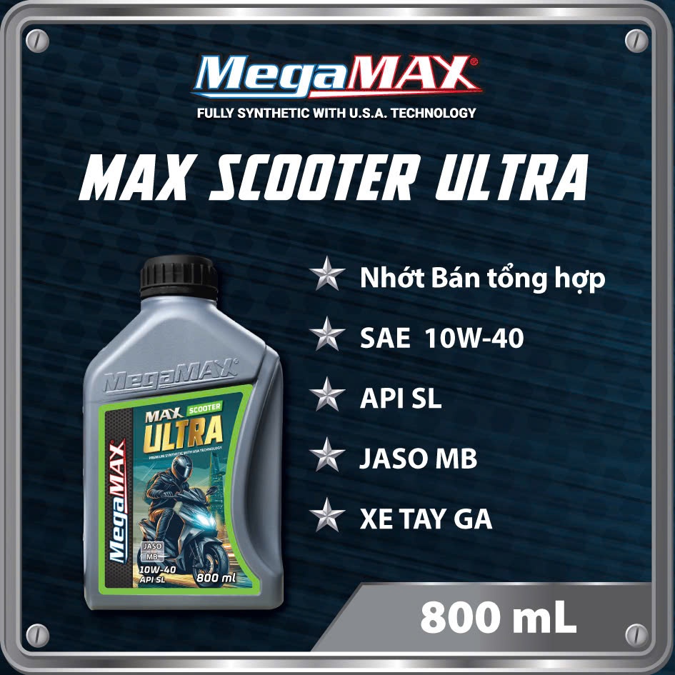 MegaMAX Max Scooter Ultra 4T 10w40 800ml