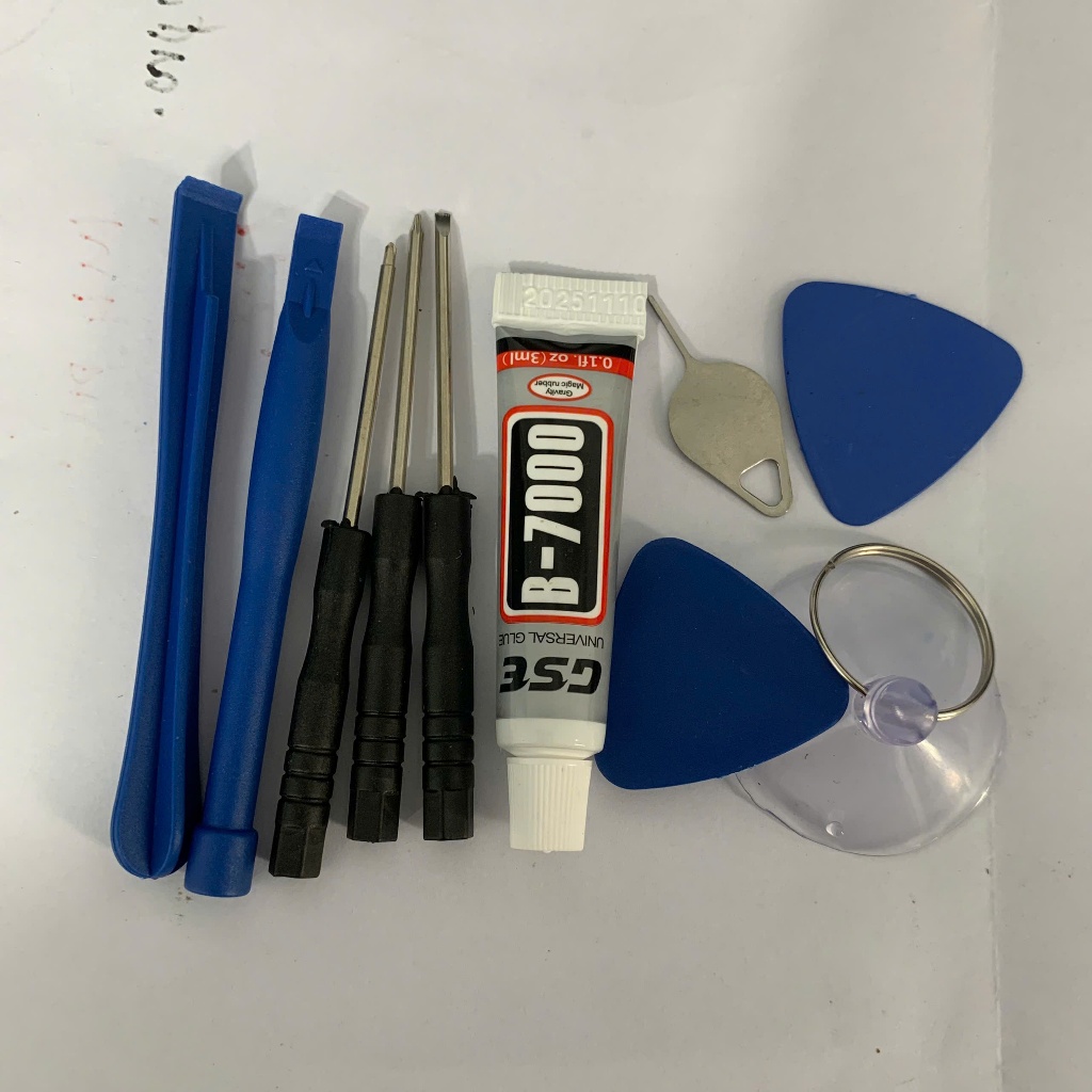 ชุดไขควง เครื่องมือซ่อมโทรศัพท์ที่บ้าน ejector กาว T7000, B7000 3ml, 15ml, 50ml