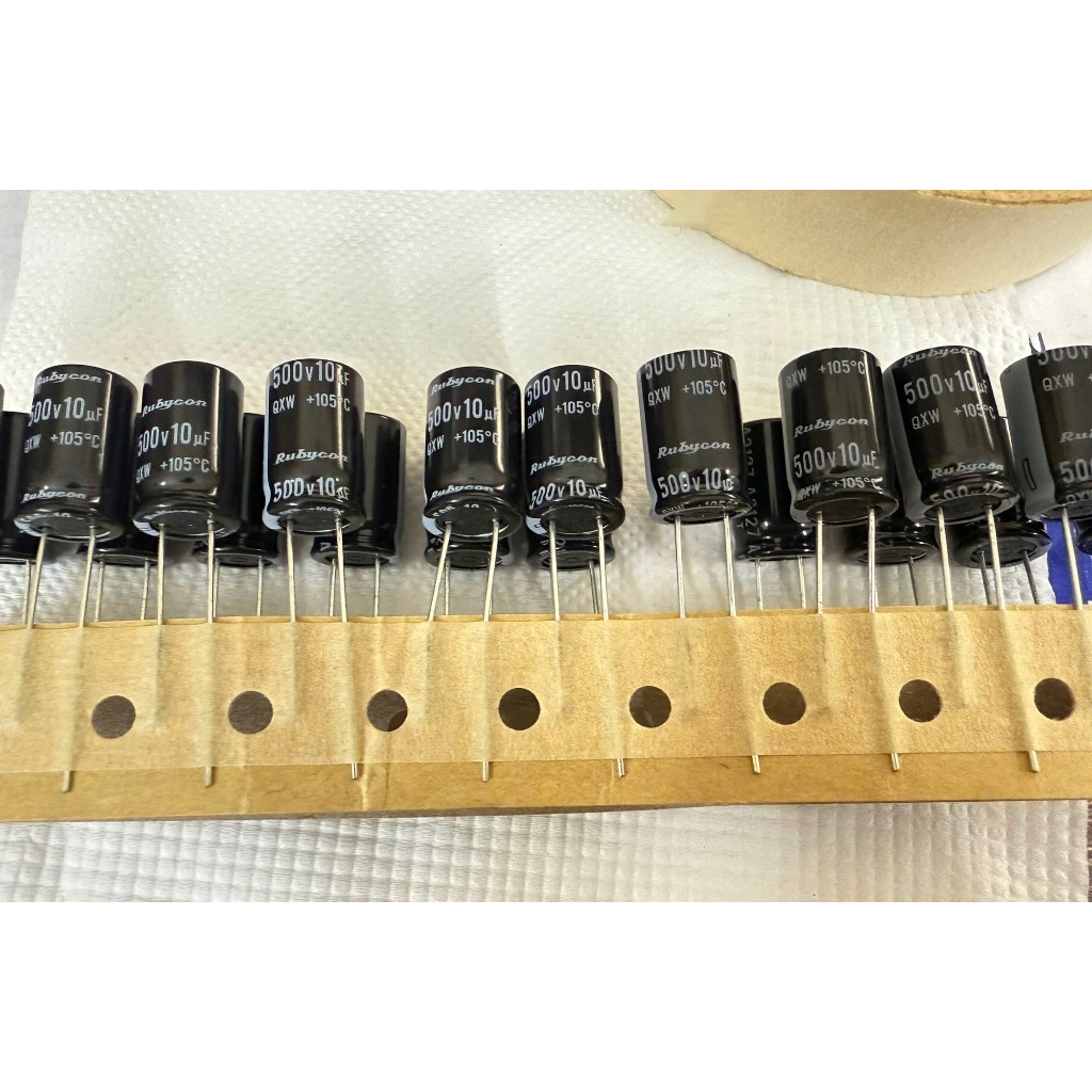 Rubycon Capacitor 10uF 500V - ของแท้ - ราคา 1 ชิ้น