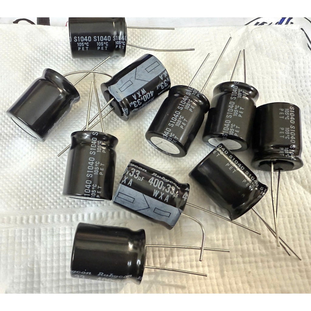 Rubycon Capacitor 33uF 400V - ของแท้ - ราคา 1 ชิ้น