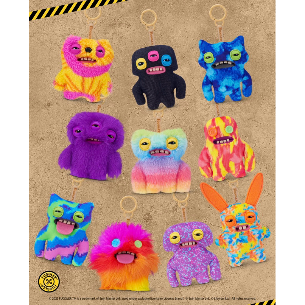 (blindbox) Fuggler Keypers • กล่องตาบอดพวงกุญแจ Monster Fuggler
