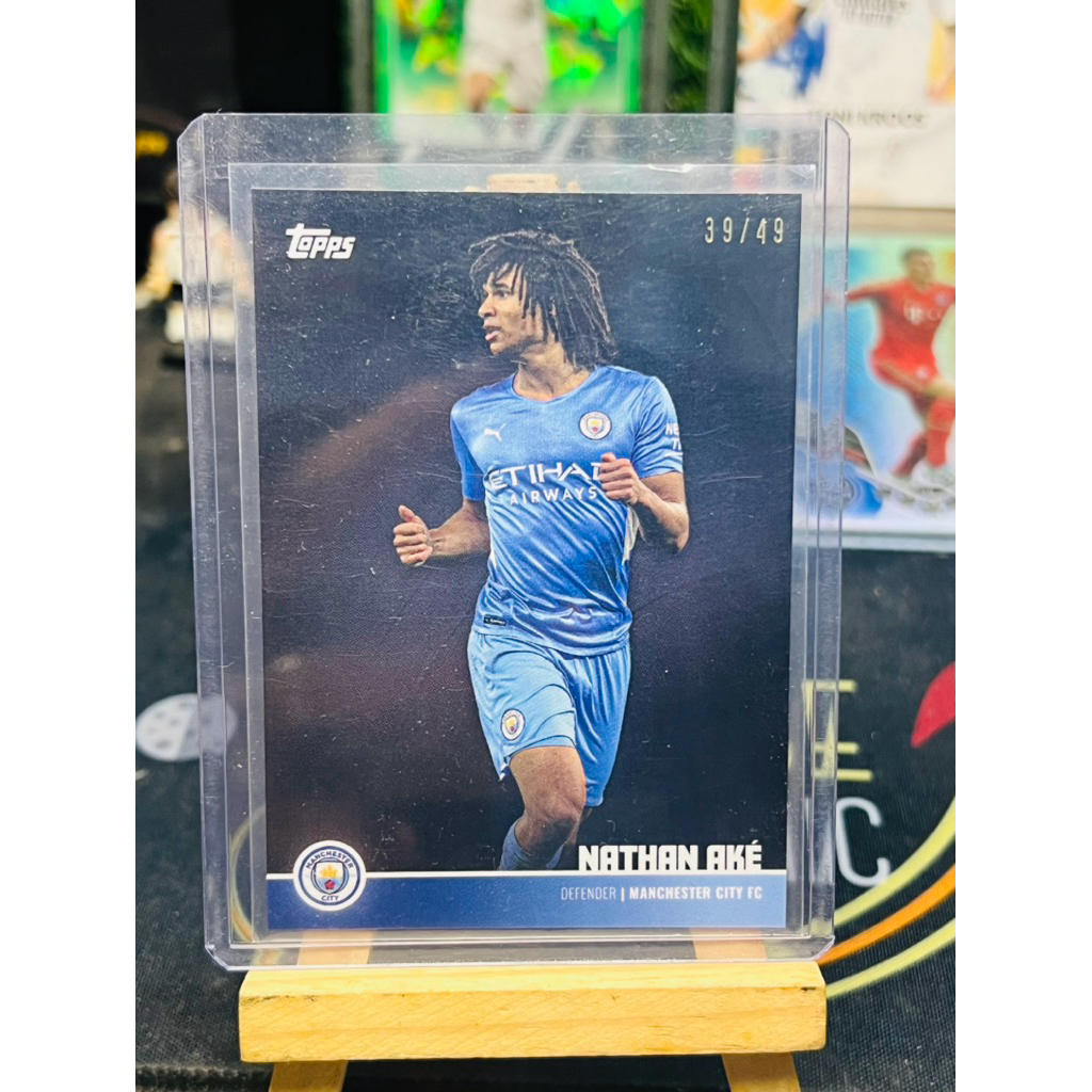 การ์ดฟุตบอล Nathan Ake Manchester City /49 Topps Man City 2022/23