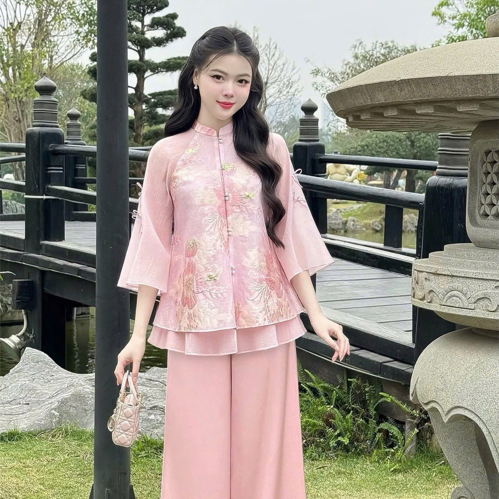 [NT BIGSIZE] ชุดแปลงร่างสีชมพู + กางเกงสีชมพู SLQNT301