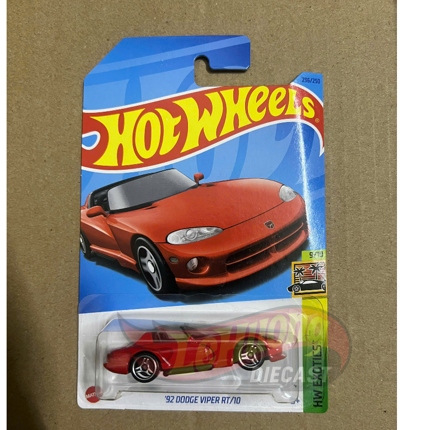 LeHuong Diecast - Hot Wheels 92 Dodge Viper RT/10 (สีแดง)