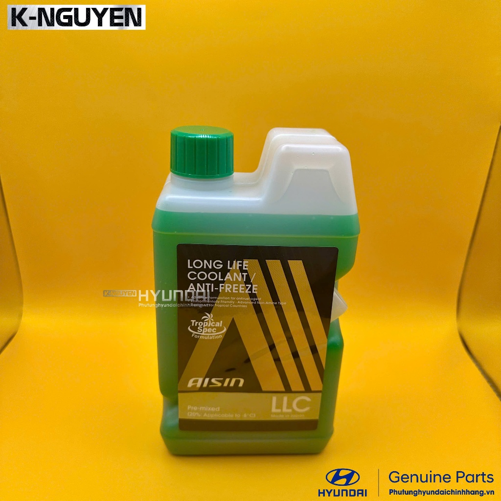 ของแท้ญี่ปุ่น AISIN Green Engine Coolant 1L - Long Life Coolant ไม่ต้องผสม