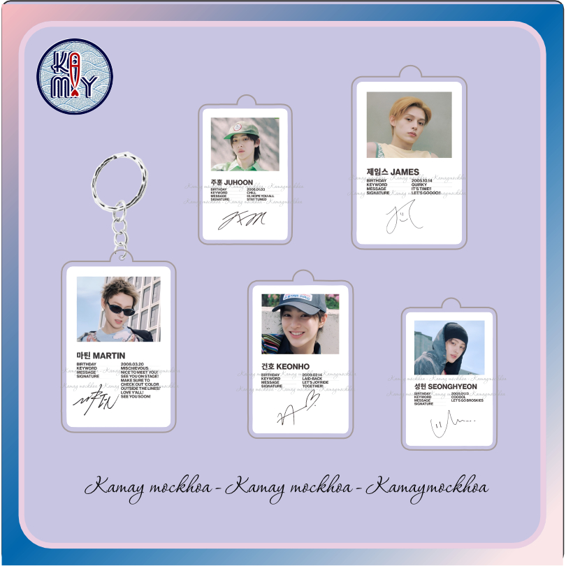 [KEYRING] พวงกุญแจรูป CORTIS - KAMAY
