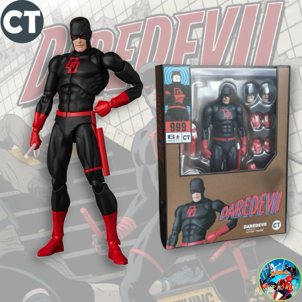 CT Daredevil Black Suit MAF999 DD CT Toys Actione Figure 1/12