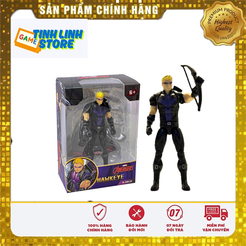 Marvel Model - Avengers - Hawkeye (4 นิ้ว) - ของเล่น ZD