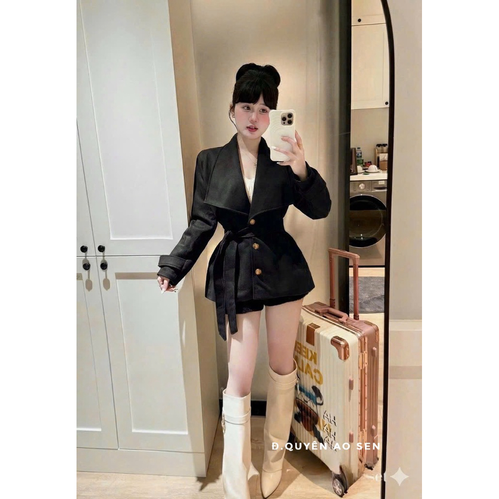 HOT HIT SUEDE VEST พร้อมเข็มขัด