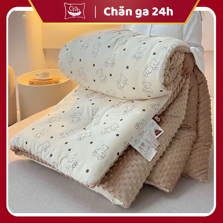 [รุ่นใหม่ฤดูหนาว2025] ผ้าห่มเมล็ดพืชนวดความร้อน 2มx2ม3 แบบหนา