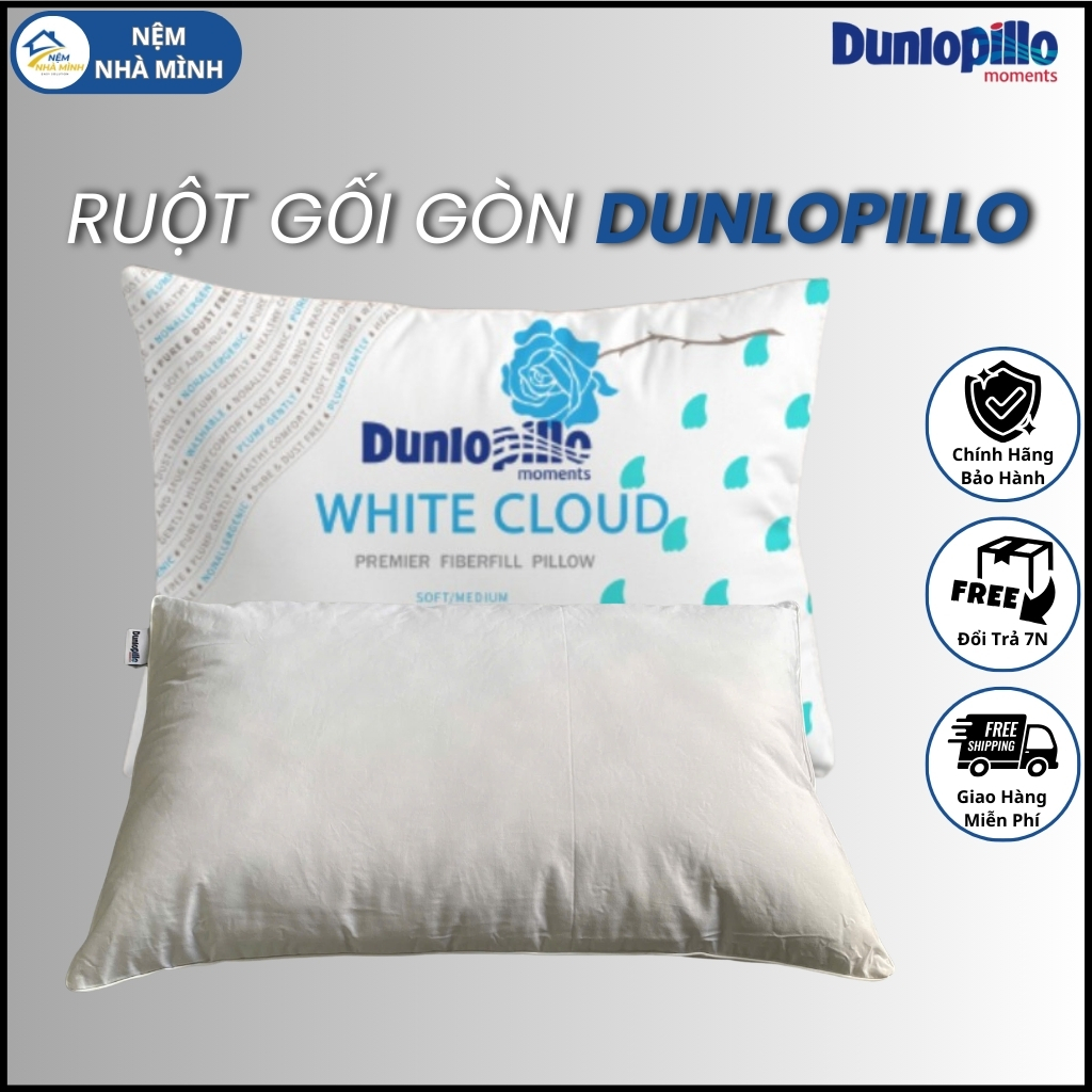 Dunlopillo White Cloud Poly Pillow Filler ขนาด 72x48cm - พรีเมี่ยม