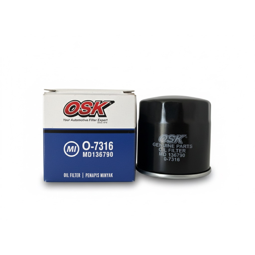 กรองน้ํามันเครื่อง OSK 7316 OSK O-7316(Mitsubishi,Honda)