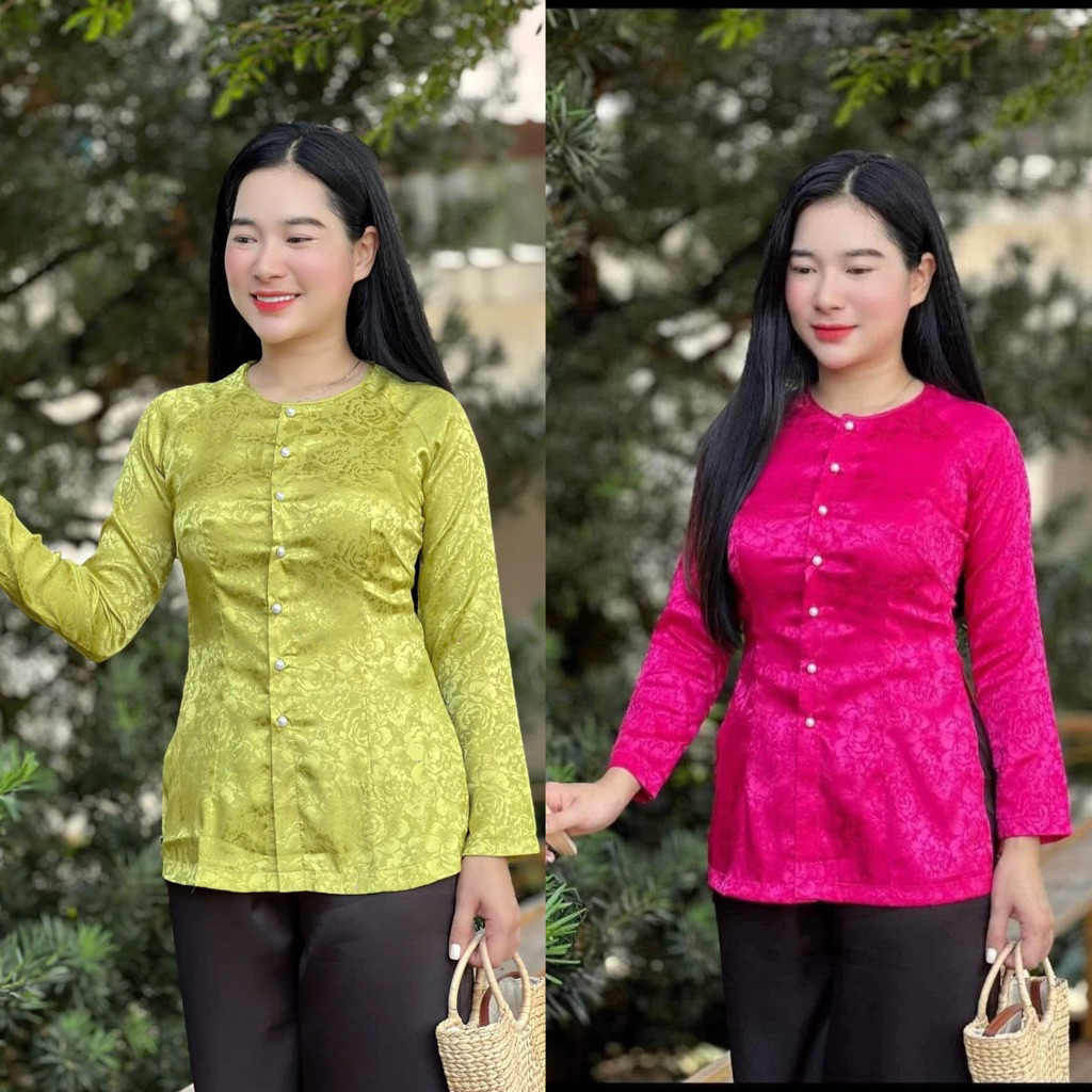 เสื้อ Ba Gam ROUND NECK แขนยาว Big Size 40-92kg (ไม่มีกางเกง)