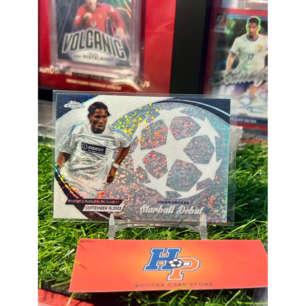 Didier Drogba Starball Topps Chrome UCL 2024 การ์ดฟุตบอล