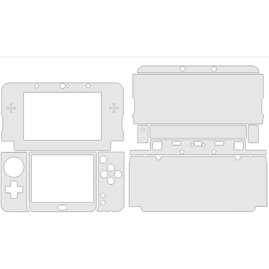 สติ๊กเกอร์ PPF สําหรับ Nintendo 2DS, 2DS XL LL, 3Ds, DSi, 3DS XL LL, DS Lite, New 3DS, DSi, switch,...