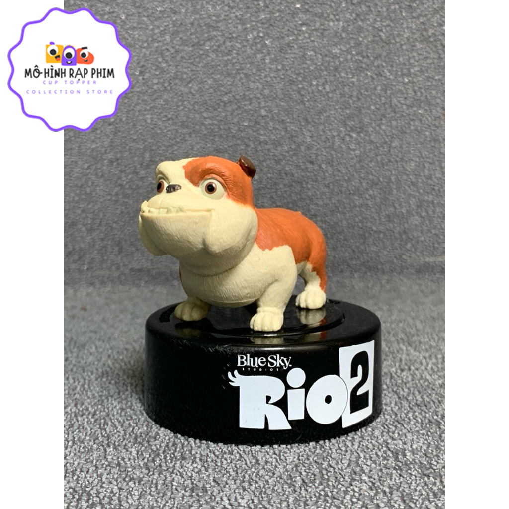 MOVIE MODEL, CUP TOPPER FIGURE RIO 2 MOVIE (MAJOR CINEPLEX)