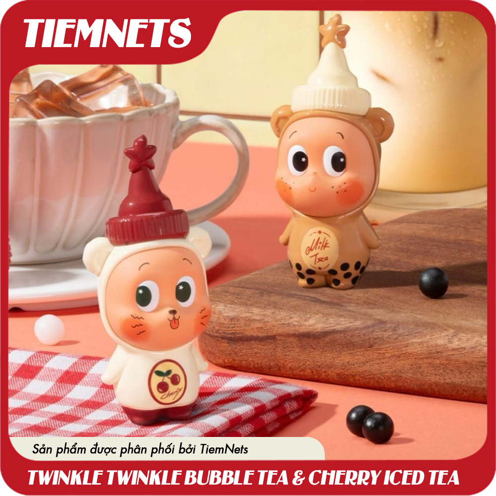 TWINKLE TWINKLE BUBBLE TEA MODEL & CHERRY ICED TEA - POPMART