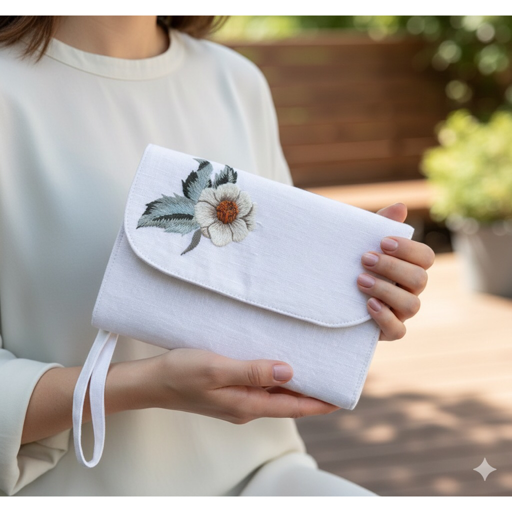 PARTY WALLETS, HAND EMBROIDERED HANDMADE WALLETS, 3 IN 1 WALLETS