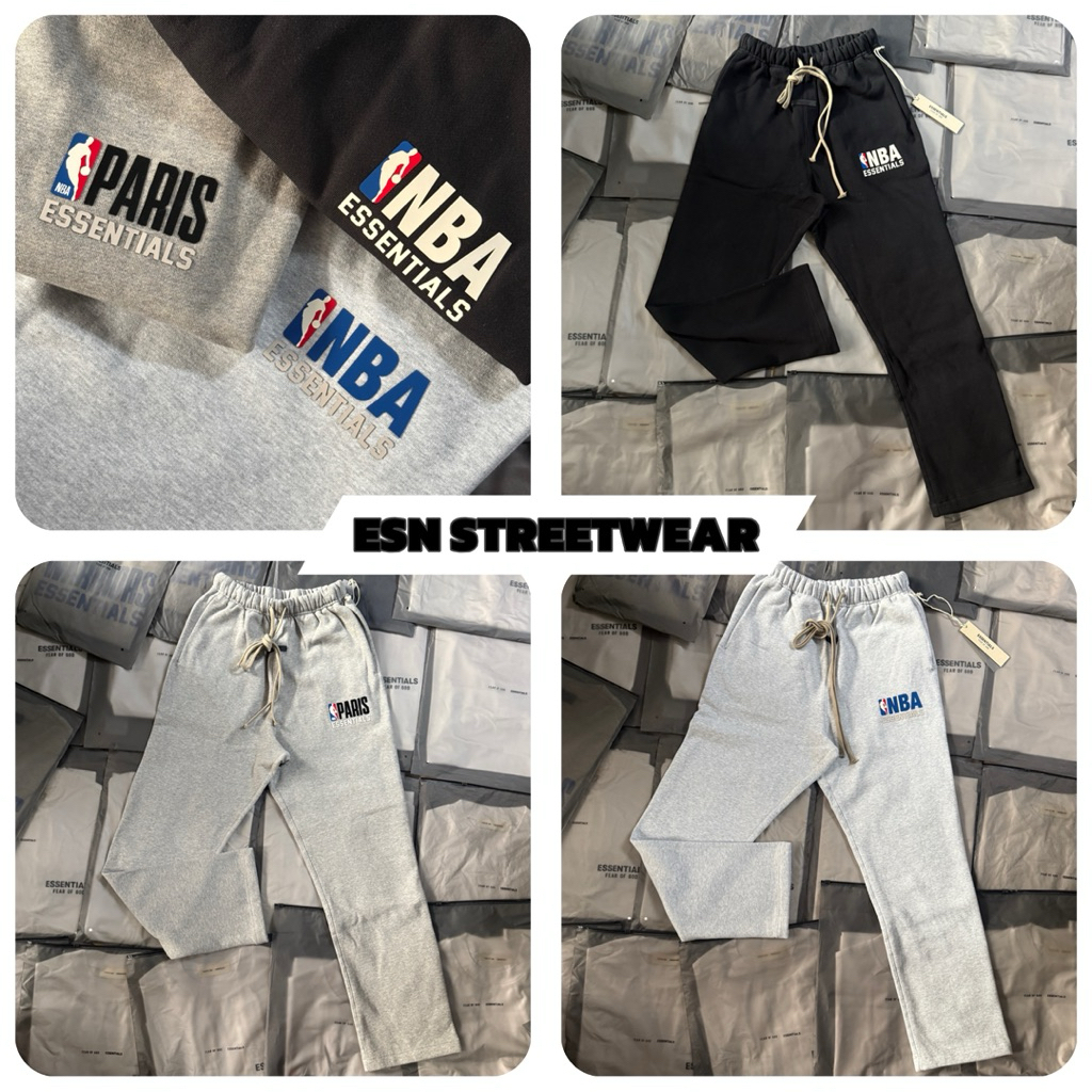 [ของแท้] Sweapants Essentials Fear Of God X NBA กางเกงวอร์ม Essentials ของแท้ Unisex