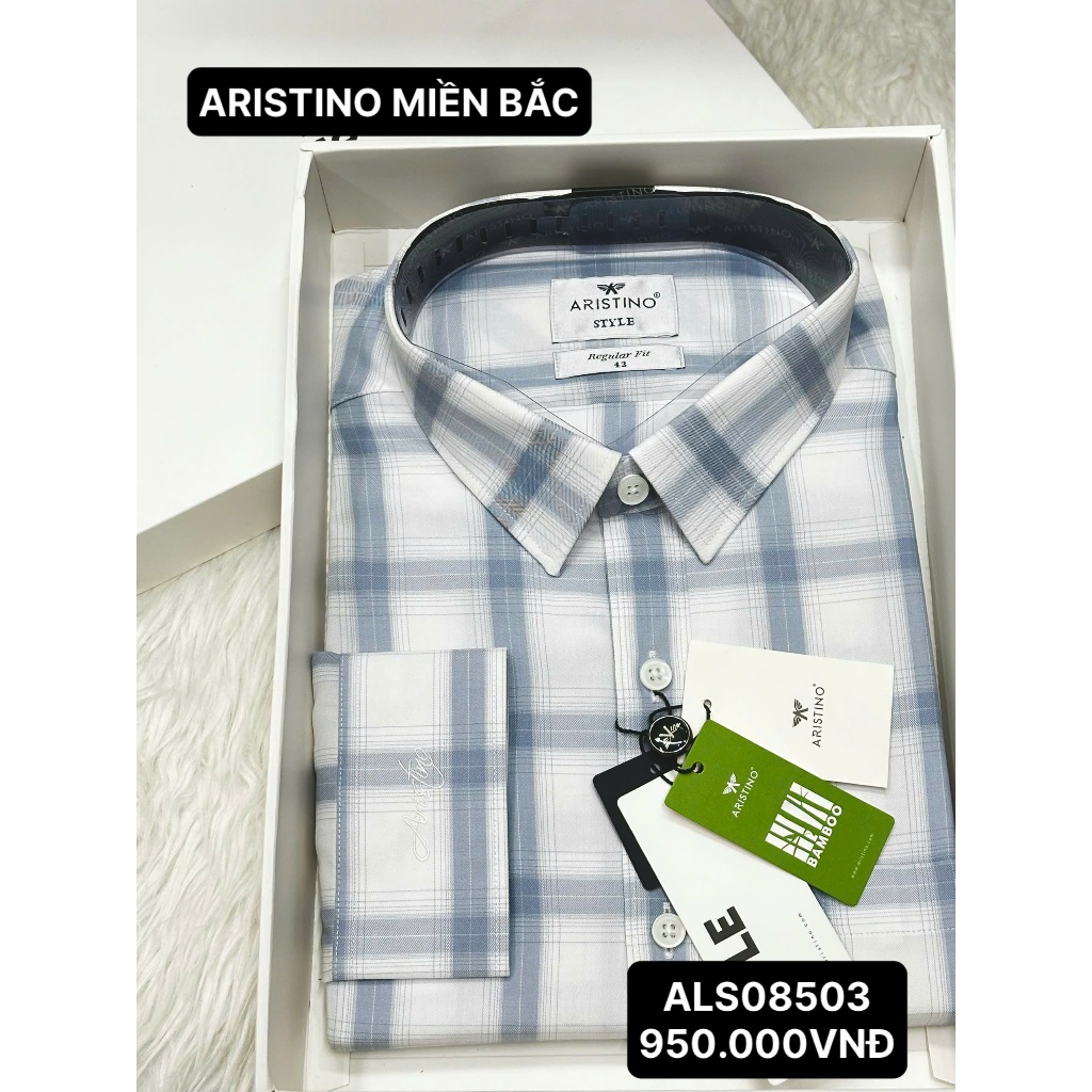 ! เสื้อเชิ้ตผู้ชาย Aristino Regular Fit ALS08503 Regular Fit น้ําหนักเบา เหมาะสําหรับหลายประเภทร่างก