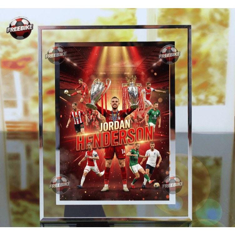 กรอบรูปโปสเตอร์ JORDAN HENDERSON พร้อมกระจกคริสตัลคุณภาพสูง